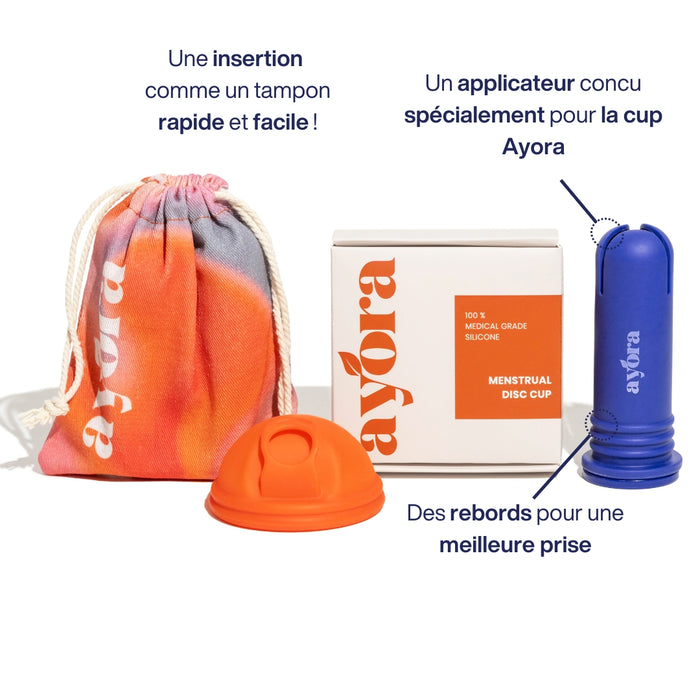 Ayora Menstrual Disc Cup + Applicator